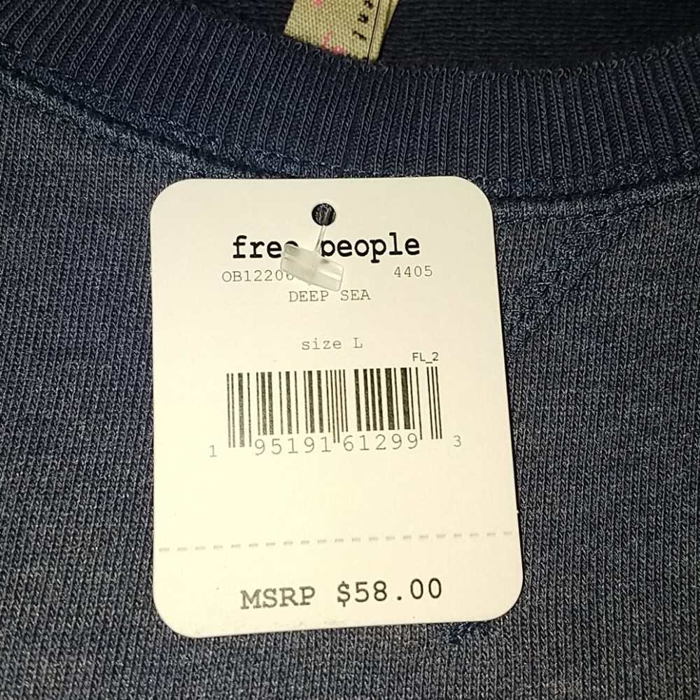 BNWT Free People Kick It Muscle Top Sz L - Picture 3 of 6